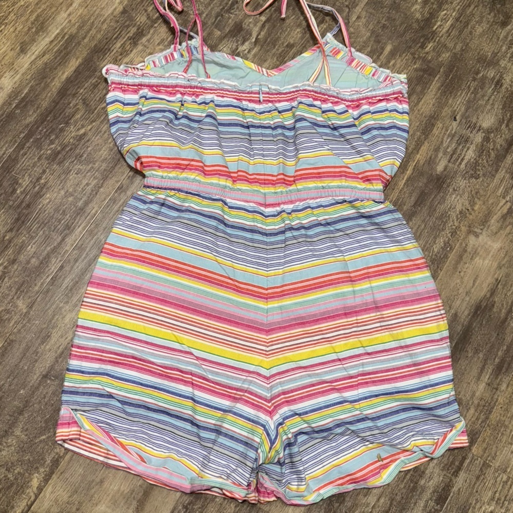 Modcloth Multicolor Striped Romper - Picture 8 of 11